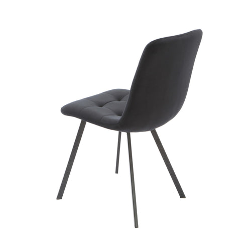 Native Home Lifestyle Squared Black Dining Chairs (Set Of 2)
